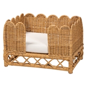 bali & pari Palm Bohemian Light Honey Rattan Pet Bed